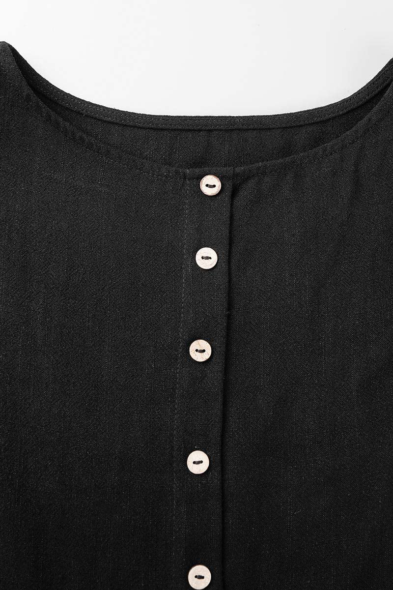 Casual Street Solid Buckle O Neck Sleeveless Two Pieces